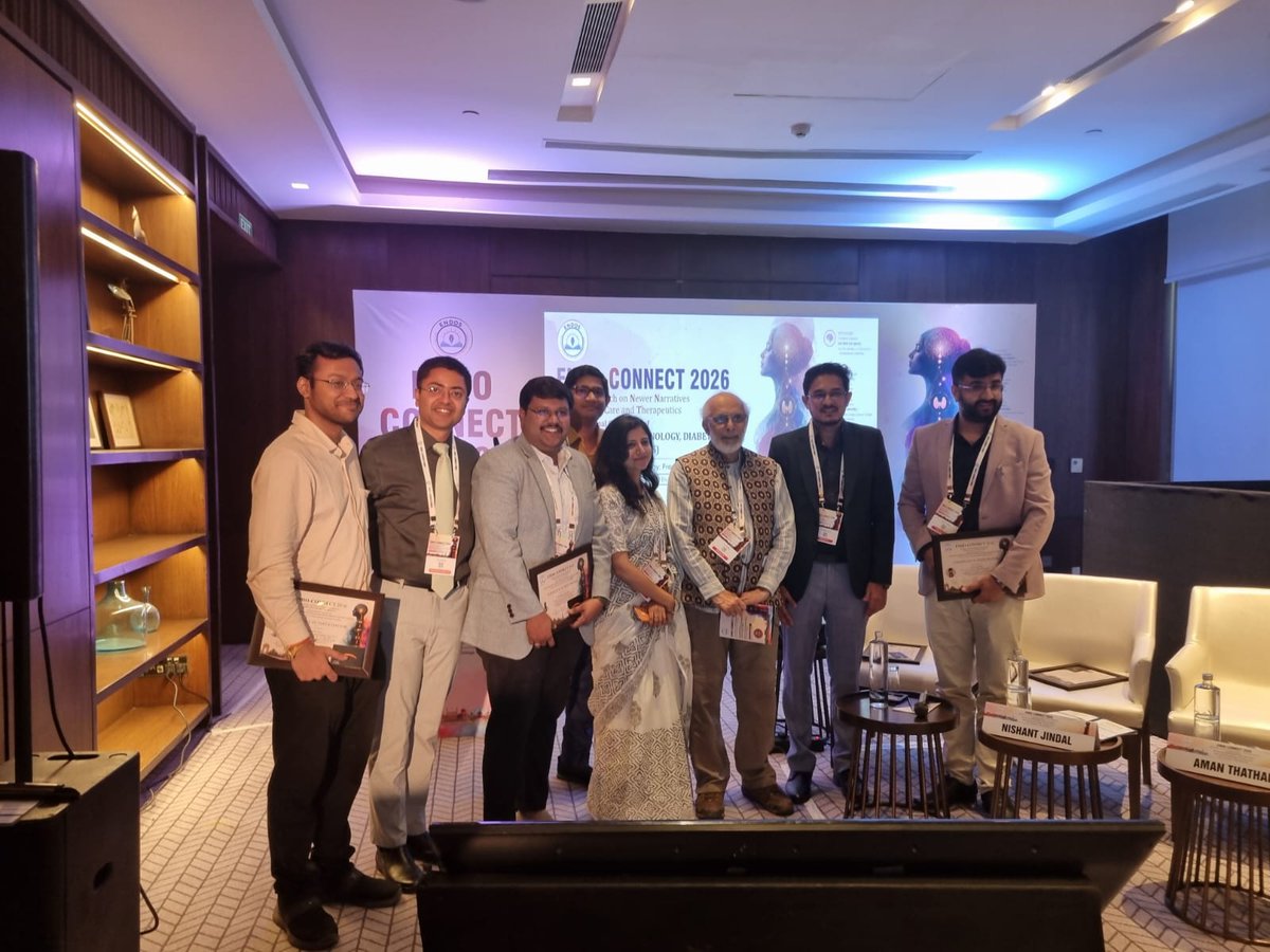 deepduttaendo's tweet photo. Fan boy moment with Prof CS Yajnik at ENDO CONNECT 2026! https://t.co/tVz9mq85sy