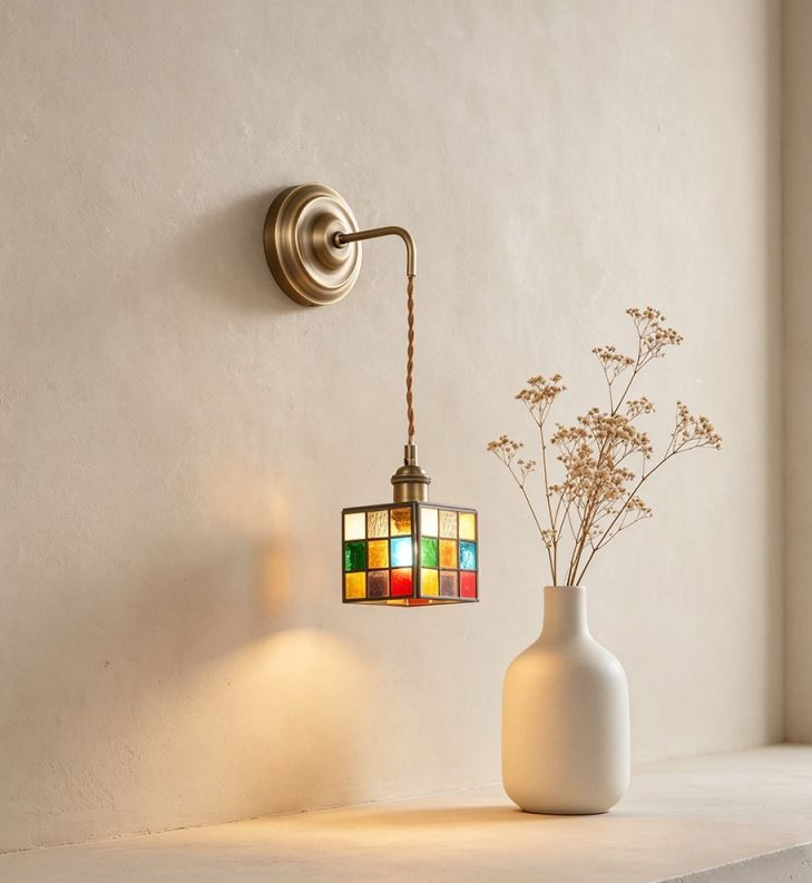 Homelavade's tweet photo. Wandleuchte Messing Retro mit Magic-Cube-Glas für Schlafzimmer

✨ Vintage-Messingsockel × Bunter Buntglasschirm

🔗 https://t.co/3SIgX8VhiS

#homelavade #wandleuchte #interiordesign #lifestyle #flur #decor #hausbau #lamp #homedecor #homedesign #inneneinrichtung #decoration https://t.co/lRW09qbarI