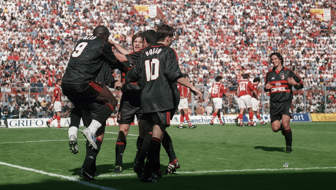 SempreMilanCom's tweet photo. 📅 23 May is #ACMilan day:

🏆 1968: Cup Winners’ Cup final win over Hamburg (2-0).
🏆 1990: Defended the European Cup vs. Benfica (1-0).
🏆 1999: Won the Scudetto in Perugia (1-2).
🏆 2007: Lifted the Champions League vs. Liverpool (2-1).

❤️🖤 https://t.co/LKiZxN6Hh1