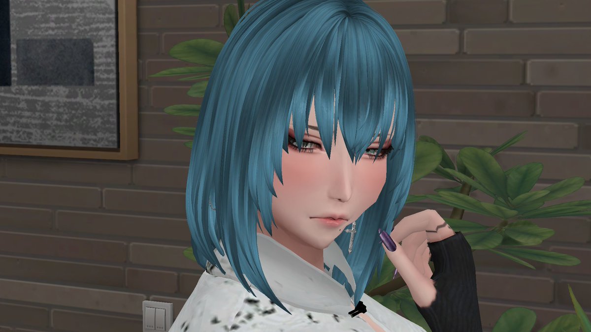 usaguma_sim's tweet photo. 髪のテクスチャ、最終的にこうなりました https://t.co/L3gXj5j69q