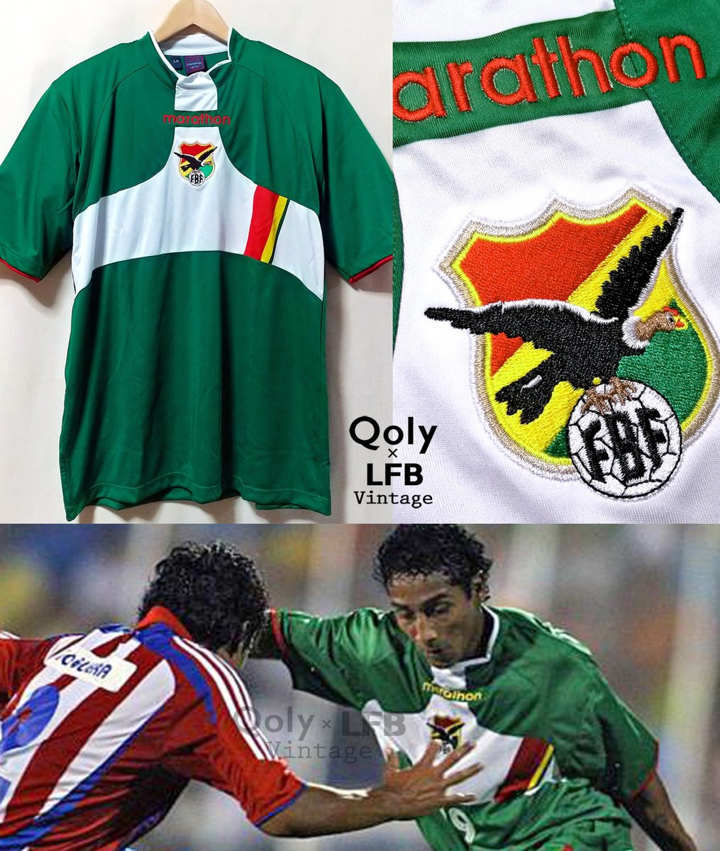 新品】 🇧🇴ボリビア代表 2006 Marathon ホーム半袖 ユニフォーム