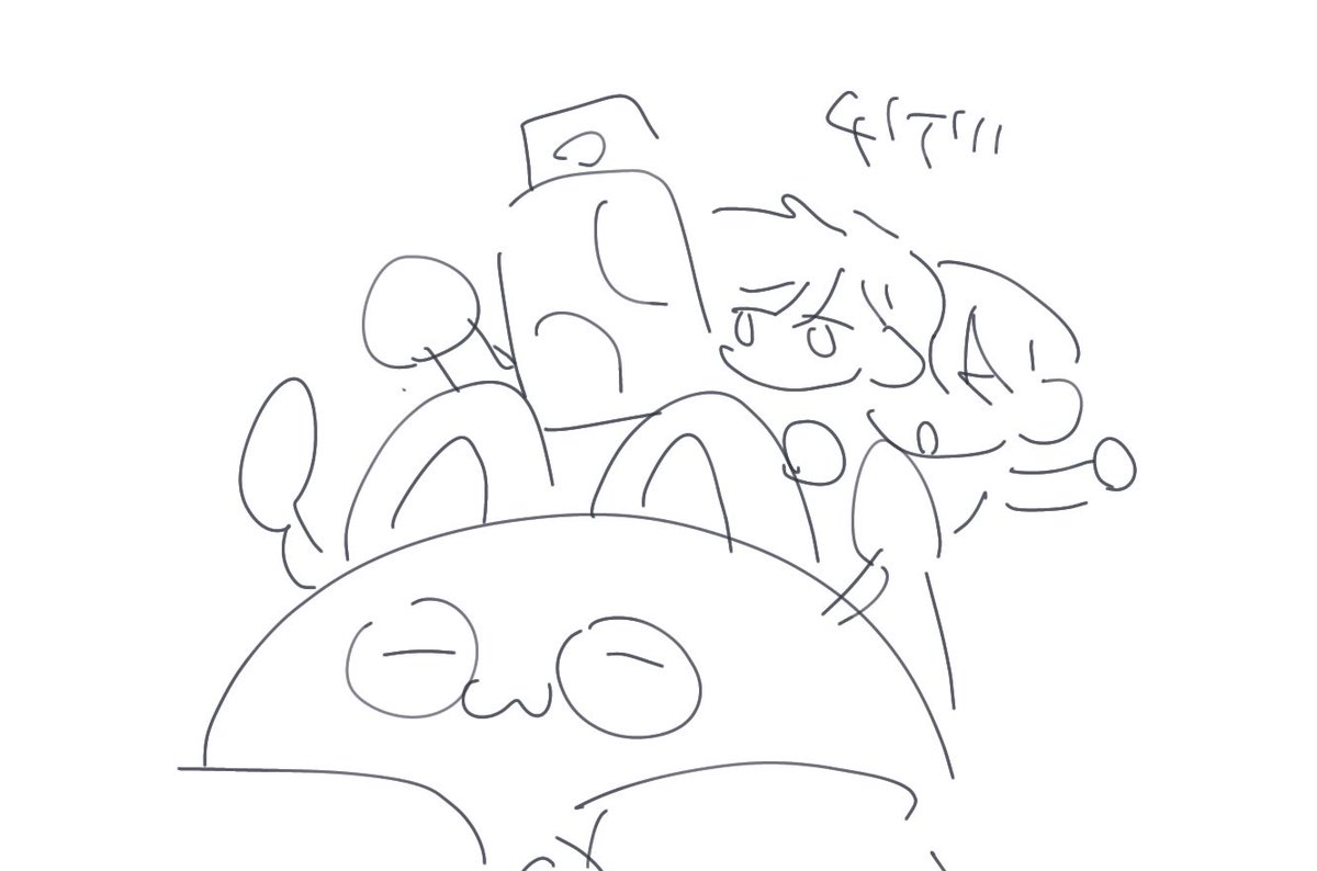 最近のらくがき 4枚めは友達にあげたやつ