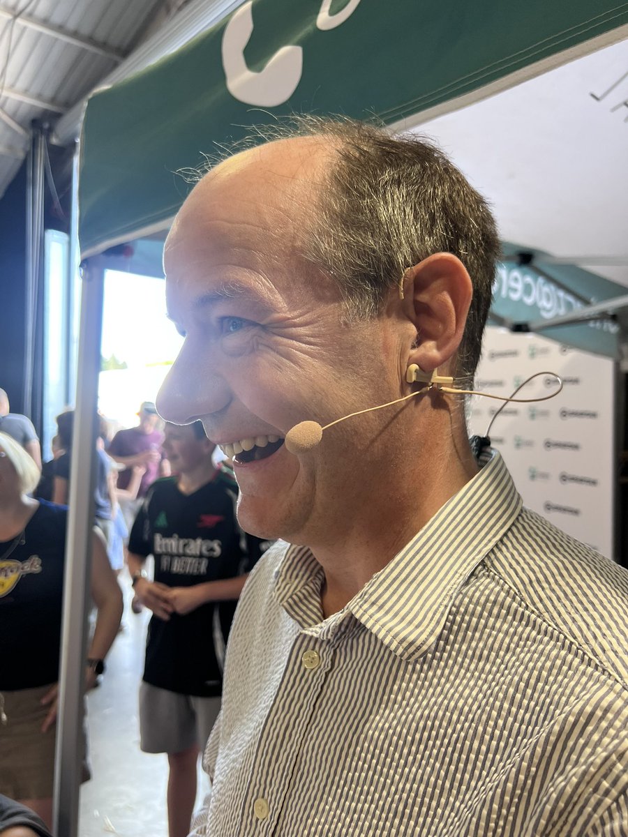 charlottebsmith's tweet photo. Unlikely sights @farmfest_uk - Charlie Ireland channeling his inner Madonna https://t.co/HV6WN5DWrO