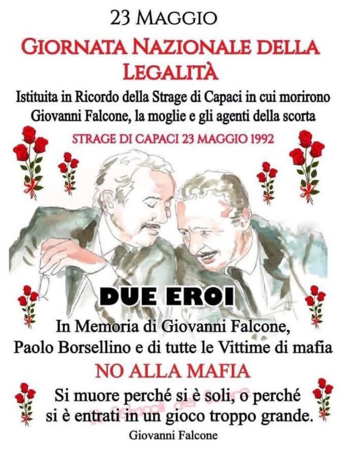 vincenzo5151's tweet photo. Oggi non bastano le commemorazioni, serve scegliere da che parte stare anche nei piccoli gesti, anche quando costa. Perché la legalità non è solo una bandiera da sventolare ma è una responsabilità. #Falcone e #Borsellino sono morti una volta sola, ma hanno vissuto davvero🌹🖤 https://t.co/eQAjocx1Sr