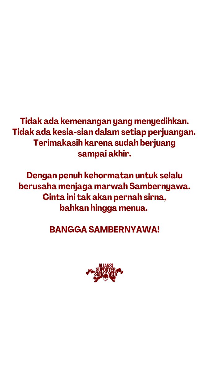 Aliansi Supporter Surakarta tweet media