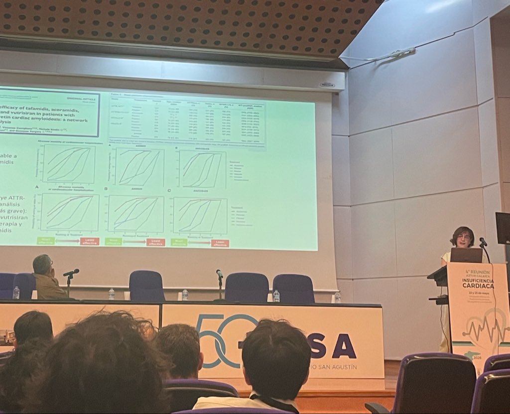 InternaHUCAB's tweet photo. Primer taller:

“A vueltas con la amiloidosis. Lo que sí hago / lo que ya no hago”

Comienza la Dra Elisa Esther Rodríguez Ávila de la Unidad de Insuficiencia Cardíaca del HUCA https://t.co/4lZLhG5QfN