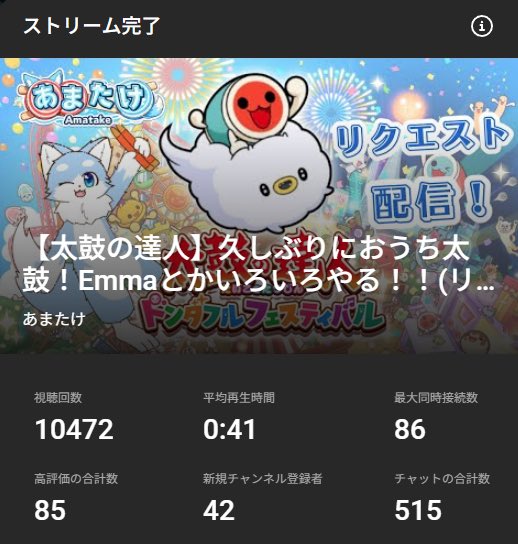 あまたけ🦊🩵@狐のケモノVTuber tweet media