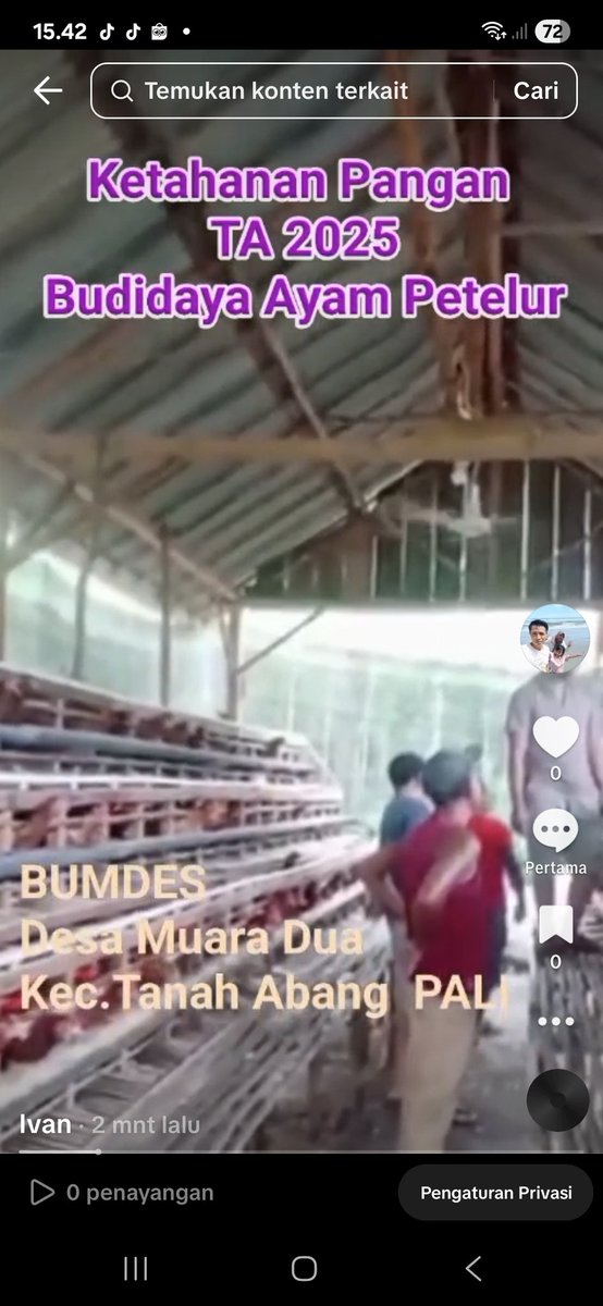 Ipanri2's tweet photo. BUMDesa Desa Muara Dua, Tanah Abang, Paling Sumatera Selatan mengelola Ketahanan Pangan utk meningkatkan ekonomi rakyat. 
@YandriSusanto
@ARizaPatria
@KemensetnegRI
#KementerianDesaPDT
#BPSDMKementerianDesaPDT
#BUMDesaKelolaKetahananPangan
#BUMDesaKerjasamaKDMP
#KerjaTPPBerdampak https://t.co/POzQ7eqyNc