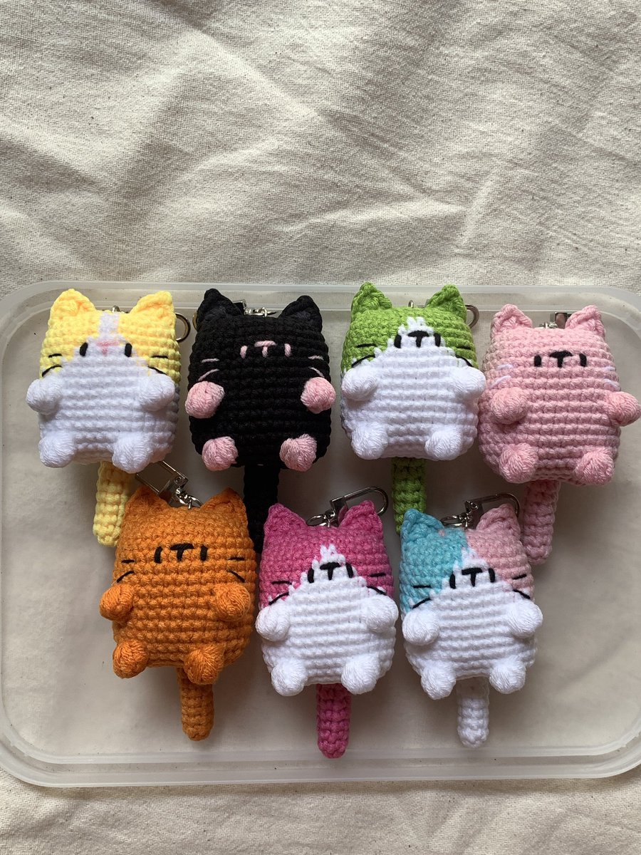 MN_Crochet's tweet photo. เปิดรับออเดอร์
แมวอ้วน🐱🐈‍⬛ (โซ่ไข่ปลา,ตะขอเงิน)
-สีพื้น 90 ฿
-2สี,วิเชียรมาศ 95 ฿
-3สี 100 ฿

เลือกสีได้ที่โพสปักหมุดนะคะ

#พวงกุญแจ #ไหมพรม #พวงกุญแจไหมพรม #กระเป๋า #โครเชต์ #กระเป๋าไหมพรม #crochet #handmade #เครื่องเขียน #ตลาดนัดsario #ตลาดนัดsanrio #ตุ๊กตา #พวงกุญแจตุ๊กตา https://t.co/OefOcSoV3i