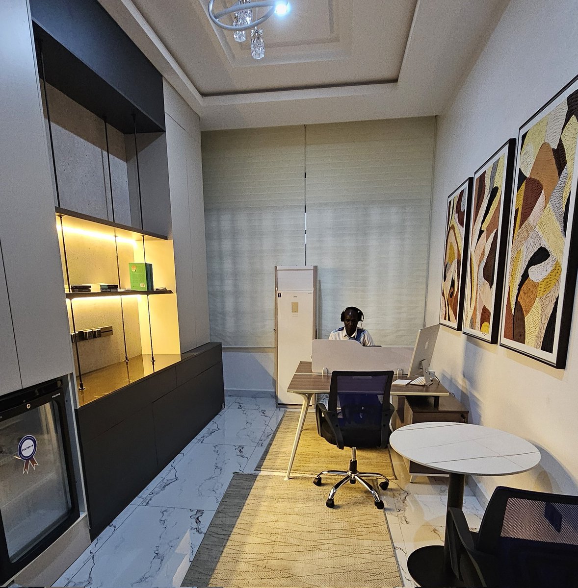 DocMediaCentre's tweet photo. I'm delighted my @S24Television colleague Mr Ben Gowon is the first to occupy the newly designated space for DOC Unit inside the S24 Media House ... lots of changes planned for this area particularly as we develop our resource library for the team https://t.co/eTnqaxOAlI