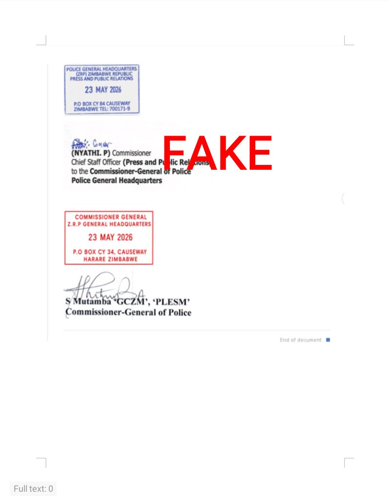 Zimbabwe Republic Police tweet media