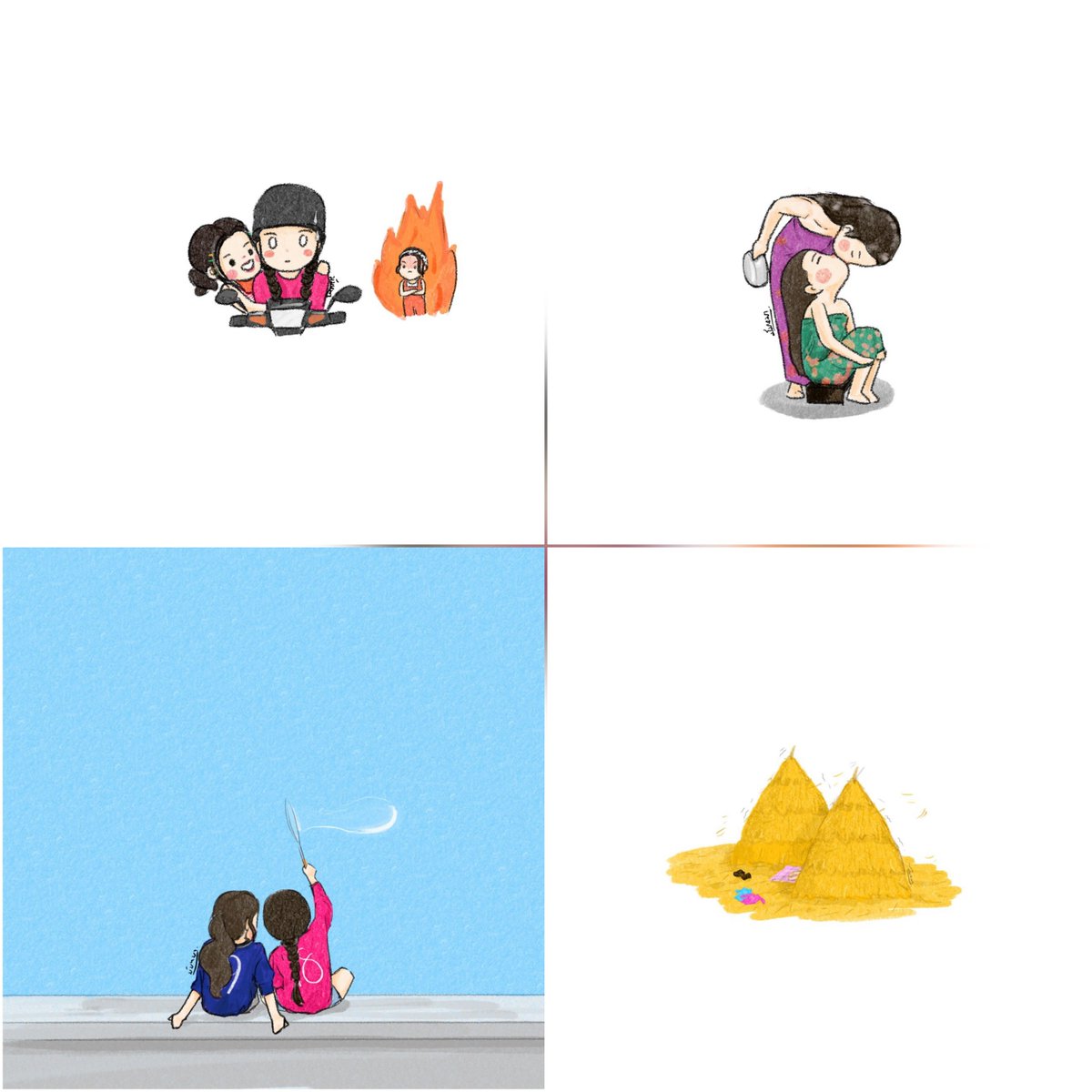มัมหมาน้องลูกหมี&น้องซอนญ่า tweet media