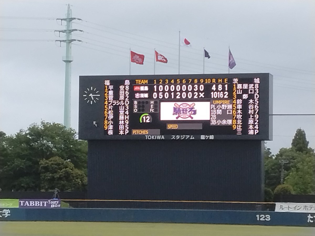 pankax2's tweet photo. (試合終了)
茨城 10−4 福島
木村選手、後藤投手らの活躍で
連敗ストップ😉
そして、心配していた
観客動員も……
昨年の市民デーを
上回りました😆✌🏻
#PlanetsWIN
#茨城アストロプラネッツ ⚾️
#龍ケ崎市
#TOKIWAスタジアム龍ケ崎 https://t.co/9patEIIpxV
