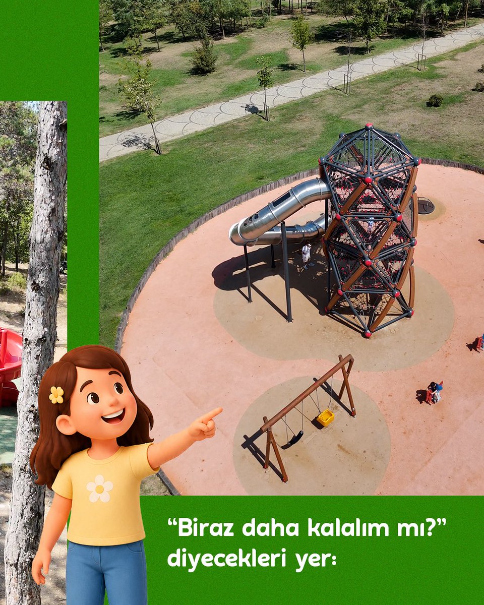 OrmanKent's tweet photo. “Biraz daha kalalım mı?” dedirten anılar burada birikiyor. 🌼

#KemerburgazKentOrmanı #HayatOrmanda #haftasonu #doğa #oyun https://t.co/LiSOh1cSYp
