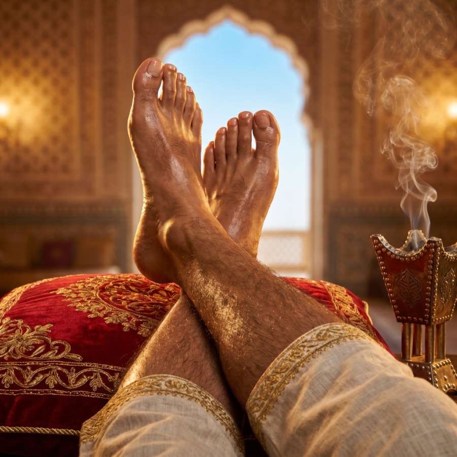 MasterRayyyan's tweet photo. Chilling like the King I am feet up, world bowing down. This is what peak relaxation looks like when you run the game. 👑💨
#AlphaCashMaster #FeetUp #LuxuryLifestyle #DominantVibes #MNWO #CashMaster #KingEnergy #DubaiLife #ArabianNights #FindomKing #SuperiorFeet #RelaxationMode https://t.co/YXoLsVkn6y