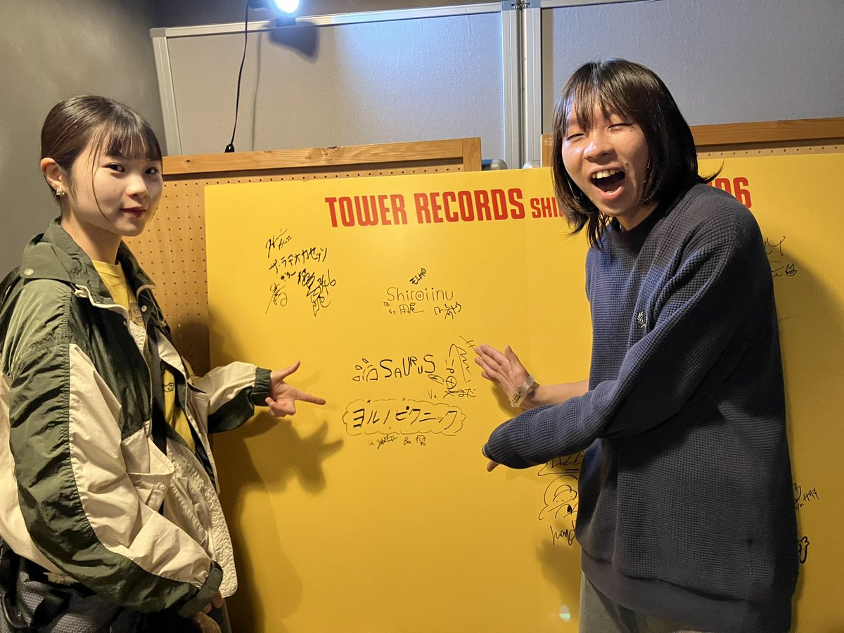 ヨルノピクニック】 ライブ終わりのお二人に ご来店いただきました