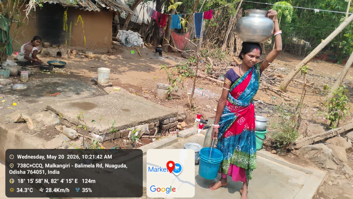 RWSS_Mlkg's tweet photo. @pradipkumar789 @CMO_Odisha @PRDeptOdisha @dm_malkangiri Water Supply resolved https://t.co/OVvXjKrwDy