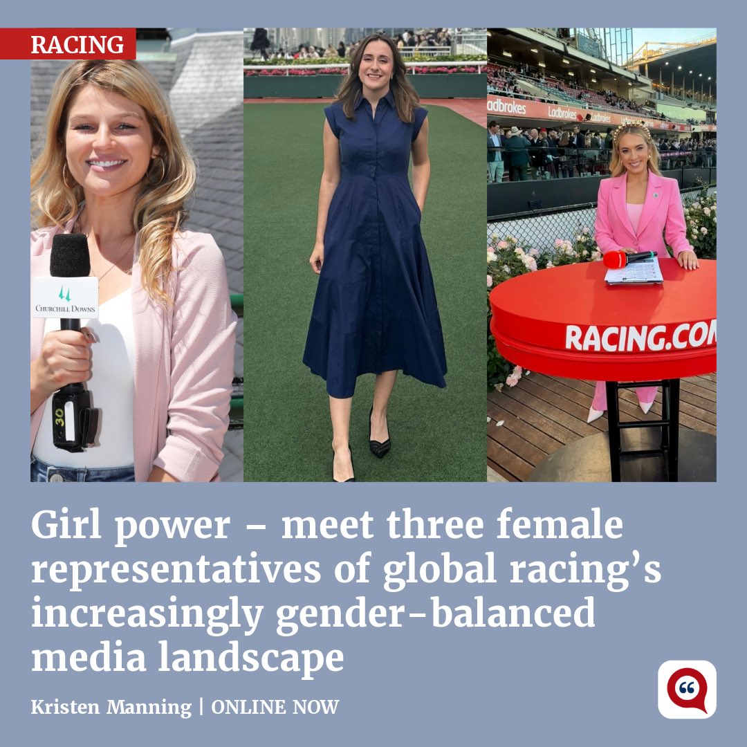 TRCommentary's tweet photo. 👩 Kristen Manning has been speaking to three women in three corners of the world – all of whom have made an impact in their respective nations’ racing media landscape.

What, Kristen asks, can still be done to produce a truly gender-balanced sector?

https://t.co/C7JqMhEnA5 https://t.co/A0ncsHosEp