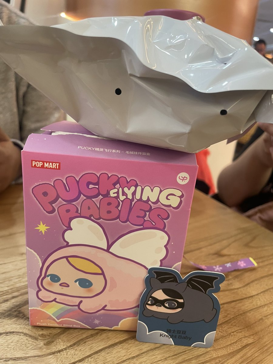 bizzlebyy's tweet photo. wts pop mart pucky flying babies series - plush secret knight baby. open harga 400k boleh nego dm/reply aja, bisa via oren https://t.co/9ydwgAGVLW