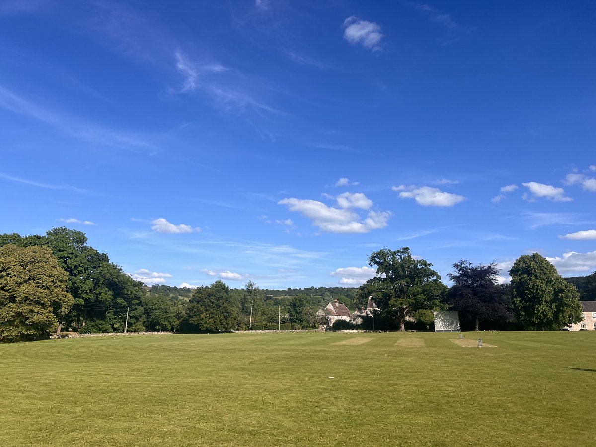 DyrhamCC's tweet photo. El Scorchio ☀️ today at #fortressDoynton as the Ds men are in search of their first W of the season. We host Abbots Leigh. #gowell #uptheDs 🦌 💙🩵🏏👊 https://t.co/jwApyDGgSd