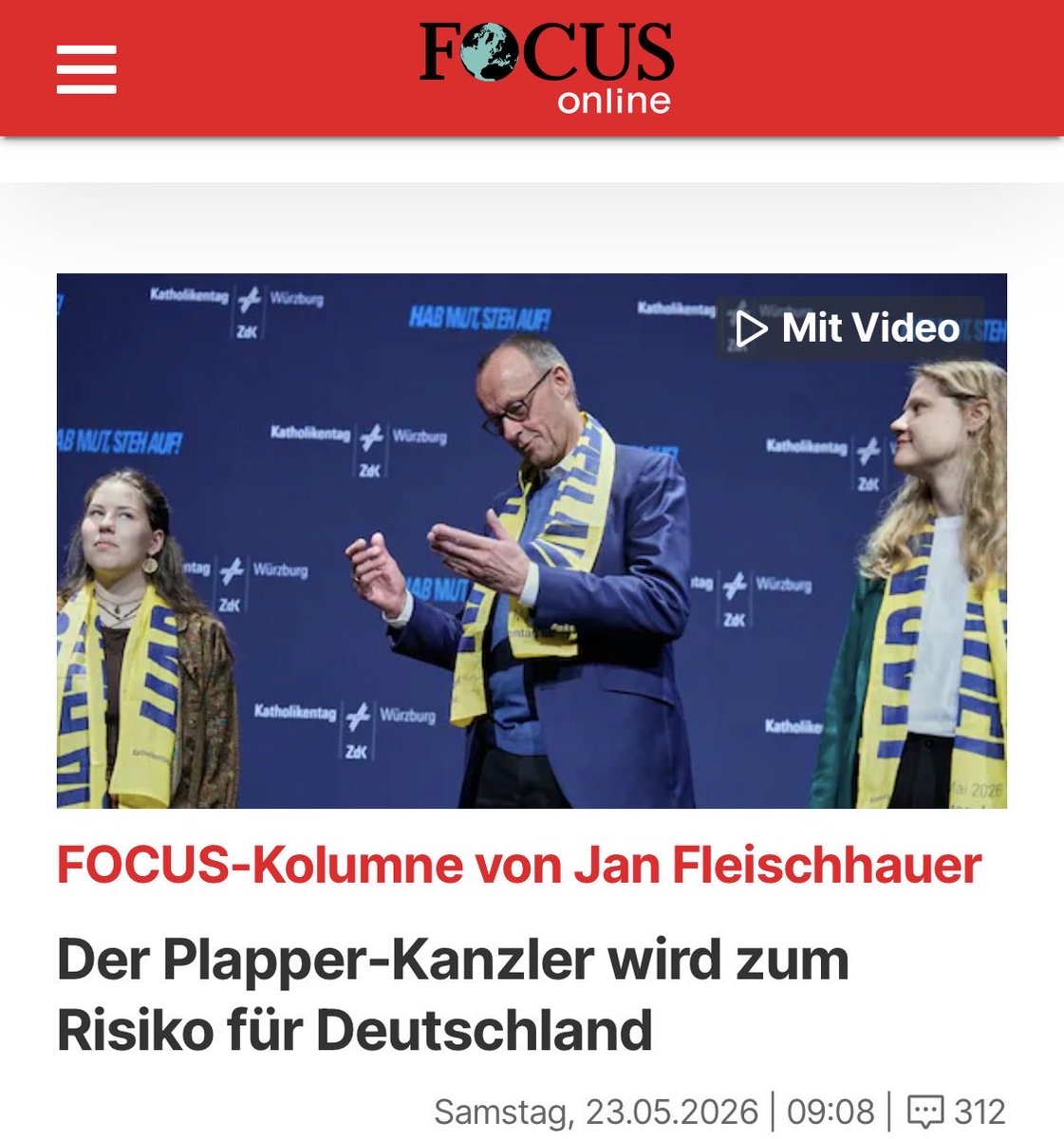 arabtext's tweet photo. Das war es dann wohl mit der Karriere Friedrich des Kleinen. #Merz https://t.co/e3SdUpsgub