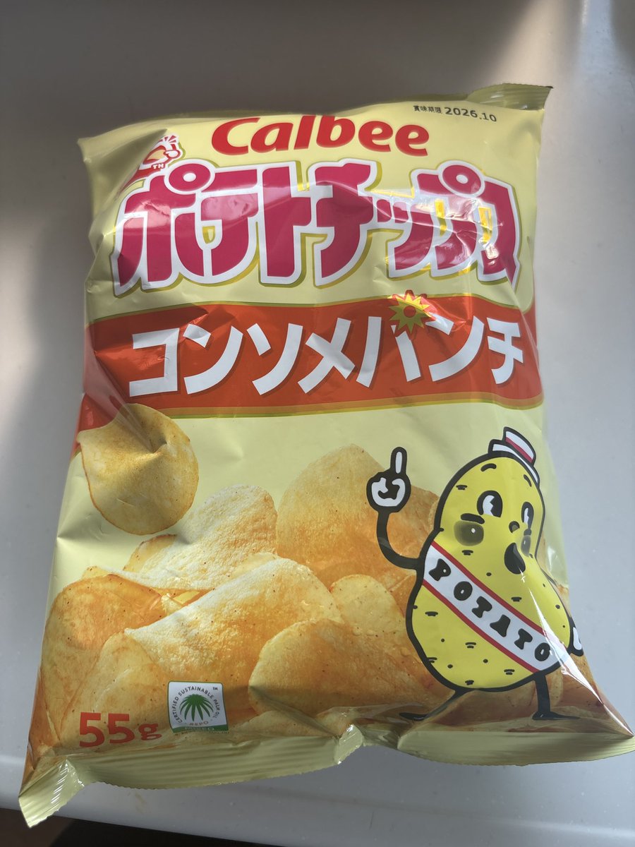 53000円のポテチ買って帰宅
