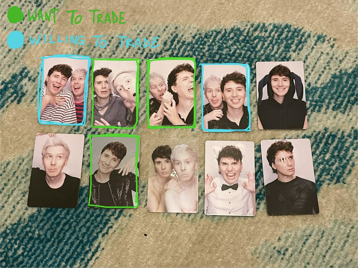 stormy51202's tweet photo. finally got my photocards !! I am US based and willing to trade for my ISOs if anyone wants to !! #danandphil https://t.co/MldPN4mEId