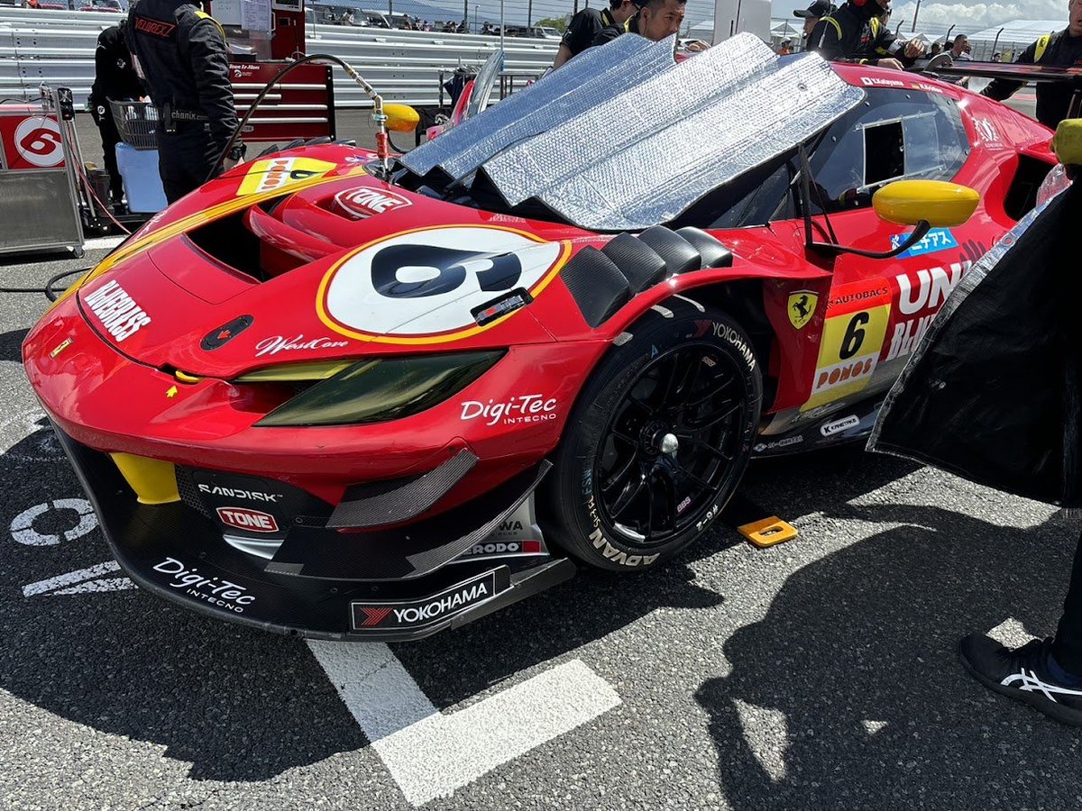 Digi_Tec's tweet photo. スーパーGT 第2戦富士。結果は残念でしたがこれからの巻き返しに期待しましょう！
#SuperGT #SGT #Fuji #Ferrari #GT3 #DigiTec #スーパーGT #富士スピードウェイ #フェラーリ #レース #モータースポーツ #デジテック https://t.co/qpvGfuoAcP