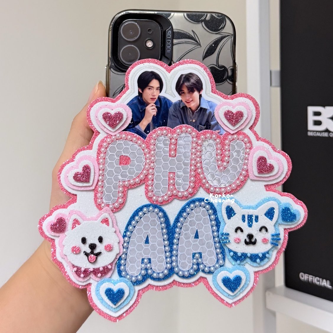 korkorcheering2's tweet photo. จะคู่จะเดี่ยวก็รับทำหมด🥹🫶🏻
⭐️griptokป้ายเชียร์สะท้อนแสง/กลิตเตอร์

#ตลาดนัดบัส #ตลาดนัดBUS 
#BUS_LIGHTASONE #ป้ายเชียร์ #ป้ายไฟ  #ป้ายเชียร์คอนเสิร์ต #ป้าย #griptok https://t.co/5WHAX1KgCR