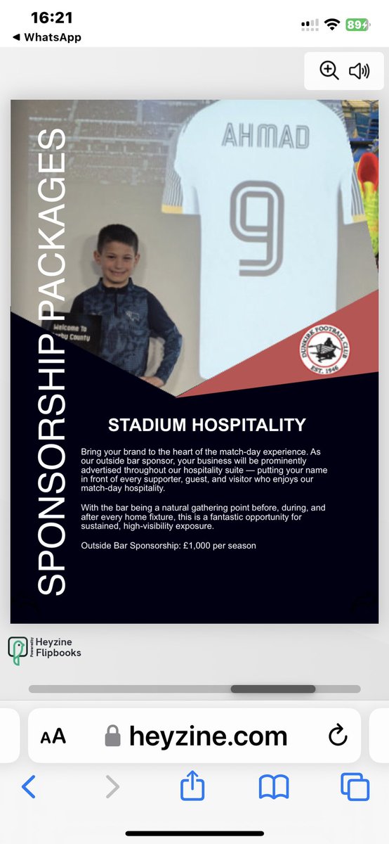 GBoatsy's tweet photo. This season’s sponsorship packages now available for @Dunkirk Fc⚽️❤️🖤 https://t.co/RnXDEscOui
