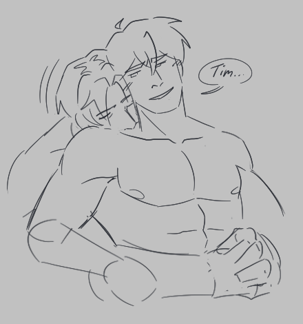 MarsSpeedway's tweet photo. I have shirtless #timbern doodles https://t.co/LTNpo5hNht