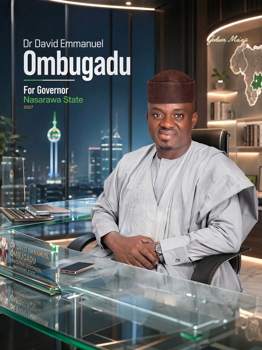 bulusaudu2's tweet photo. The time is now. Hon David Emmanuel Ombugadu PhD . I stand with him now and tomorrow.  Vote H E Ombugadu for Governor of Nasarawa State 2027. https://t.co/O0iq7Jc1aB