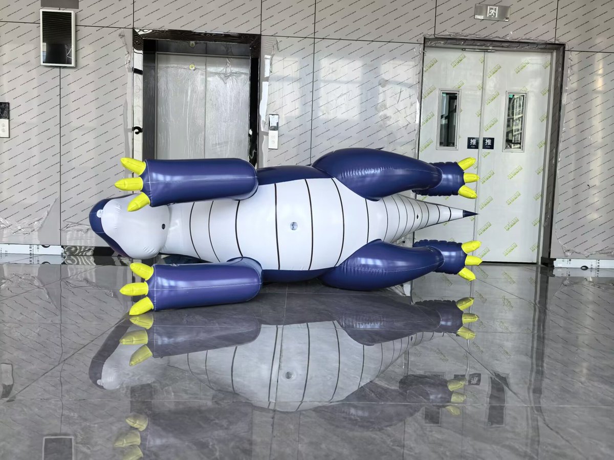 BeiLegirl's tweet photo. It's a shy inflatable flying dragon with two
 "sph"!
#inflatabledragon
#inflatablesph
#inflatablecartoons https://t.co/YuuWJUXxlE