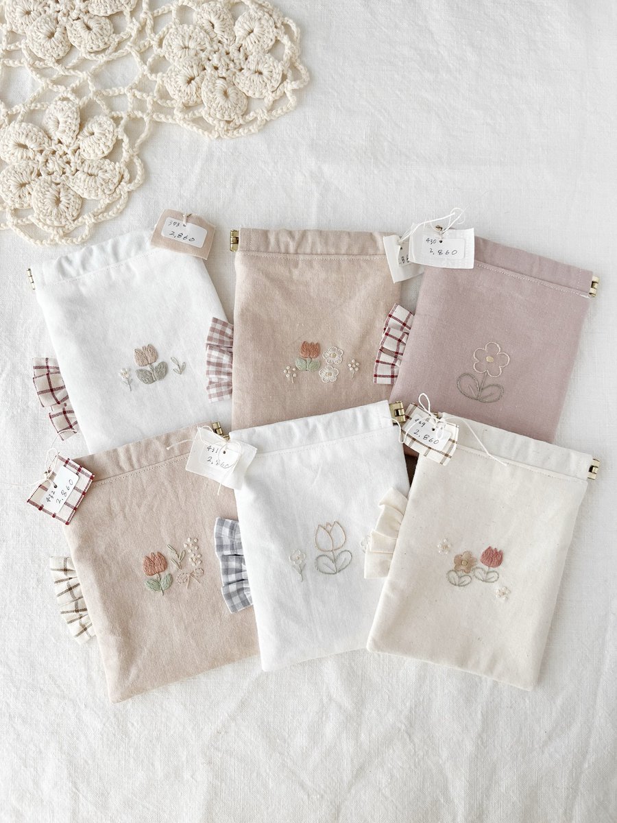 MEGURI*刺繍布小物【デザフェス63 I-80】 tweet media