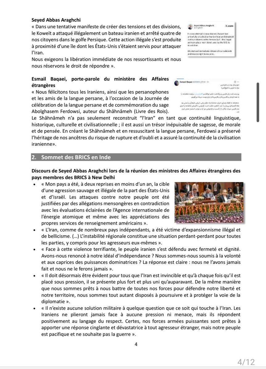 Iran en France tweet media
