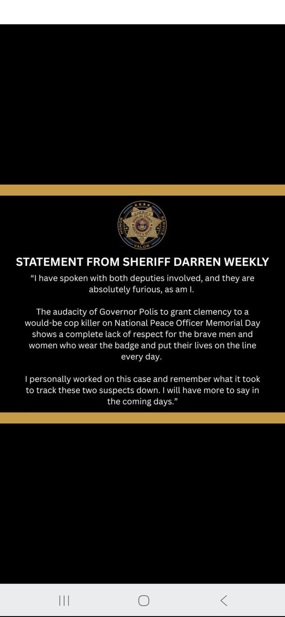 BarnabyWilde's tweet photo. This is just one reason why our Governor is a POS. #PolisSucks @jaredpolis https://t.co/lPQF49UOIc