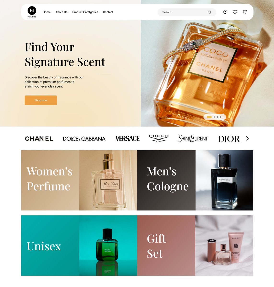 ObiSomkeneUiUx's tweet photo. Just turned a simple wireframe into a fully realized luxury fragrance e-commerce landing page ✨

#UIUX #UIDesign #UXDesign #Figma #WebDesign #EcommerceDesign #LandingPage #ProductDesign #CreativeDesign #Designer #Portfolio #FragranceWebsite #UXUIDesigner https://t.co/bMjNzannD4