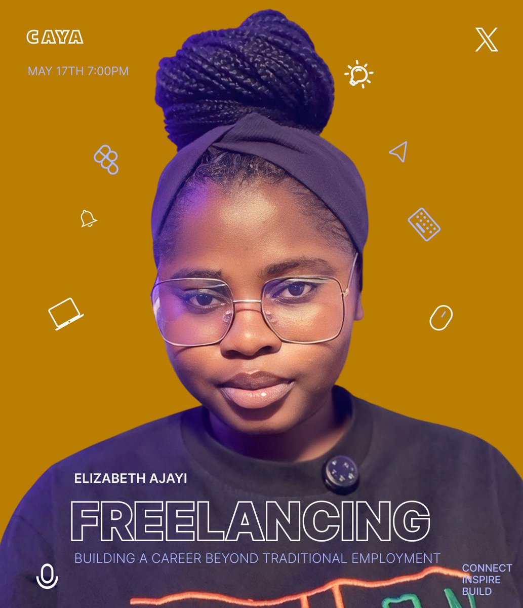 emperoredetan's tweet photo. ✨ Meet Our Second Guest for CAYA🎙️@CayaHQ 

For our upcoming session:

𝗙𝗿𝗲𝗲𝗹𝗮𝗻𝗰𝗶𝗻𝗴: 𝗕𝘂𝗶𝗹𝗱𝗶𝗻𝗴 𝗮 𝗖𝗮𝗿𝗲𝗲𝗿 𝗕𝗲𝘆𝗼𝗻𝗱 𝗧𝗿𝗮𝗱𝗶𝘁𝗶𝗼𝗻𝗮𝗹 𝗘𝗺𝗽𝗹𝗼𝘆𝗺𝗲𝗻𝘁

We’ll also be joined by Elizabeth M. Ajayi, @1_fayo an AI, UI/UX, and Product Designer, UX Researcher, and career mentor focused on building user-centered digital experiences and meaningful product solutions.

Her experience spans design, research, AI-driven product thinking, and mentoring people navigating career growth within the digital space.

From freelancing and building opportunities independently to understanding how design, technology, and problem-solving intersect in today’s economy, she brings a very valuable perspective to this conversation.

This conversation is going to be very vital for everyone especially in today’s system, you shouldn’t miss it

📅Sunday, 17th May.
⏰ 7pm(GMT + 1)
🔗 https://t.co/67my2XT7sz