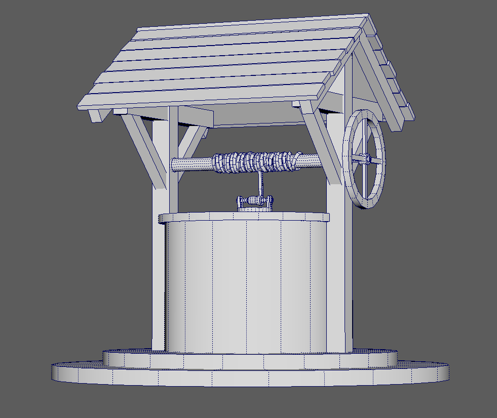 pendesu_0034's tweet photo. 練習で中世風の井戸を制作しました。
MAYAでモデリングし、Blenderでレンダリングしました。ポリゴン数は約3,500 trisです。
#blender
#3DCG https://t.co/pslZeVXFgC