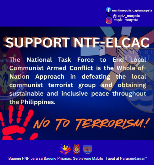 capiz_marpsta's tweet photo. #BagongPilipinas
#ToServeAndProtect
#ByLandAndSeaWeOvercome
#BagongPNPparaSaBagongPilipinas
#SerbisyongMabilisTapatatNararamdaman https://t.co/Zev0qAM4fQ