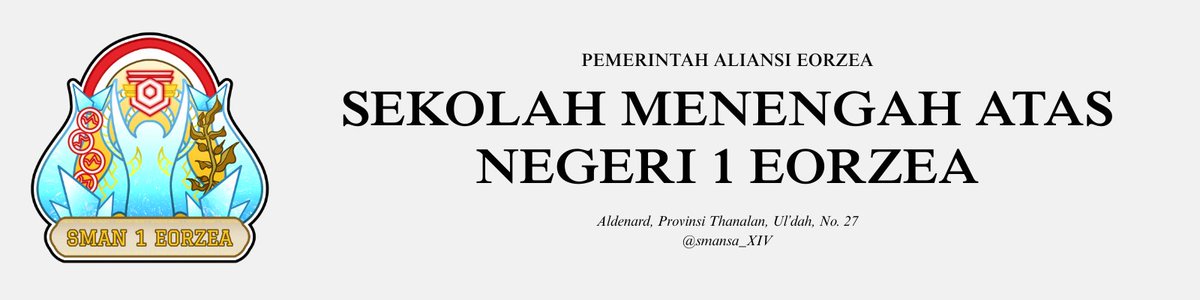 SMAN 1 EORZEA tweet media