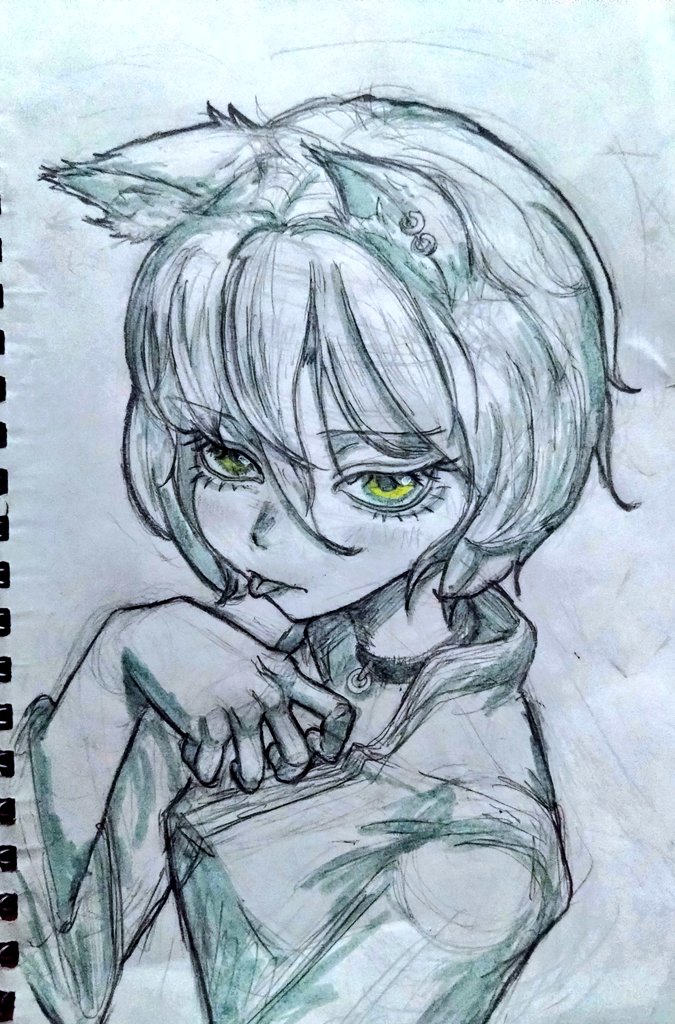 moNMon31quri2's tweet photo. 落書き #落書き  #創作  #アナログ https://t.co/nnLgj4eQJU