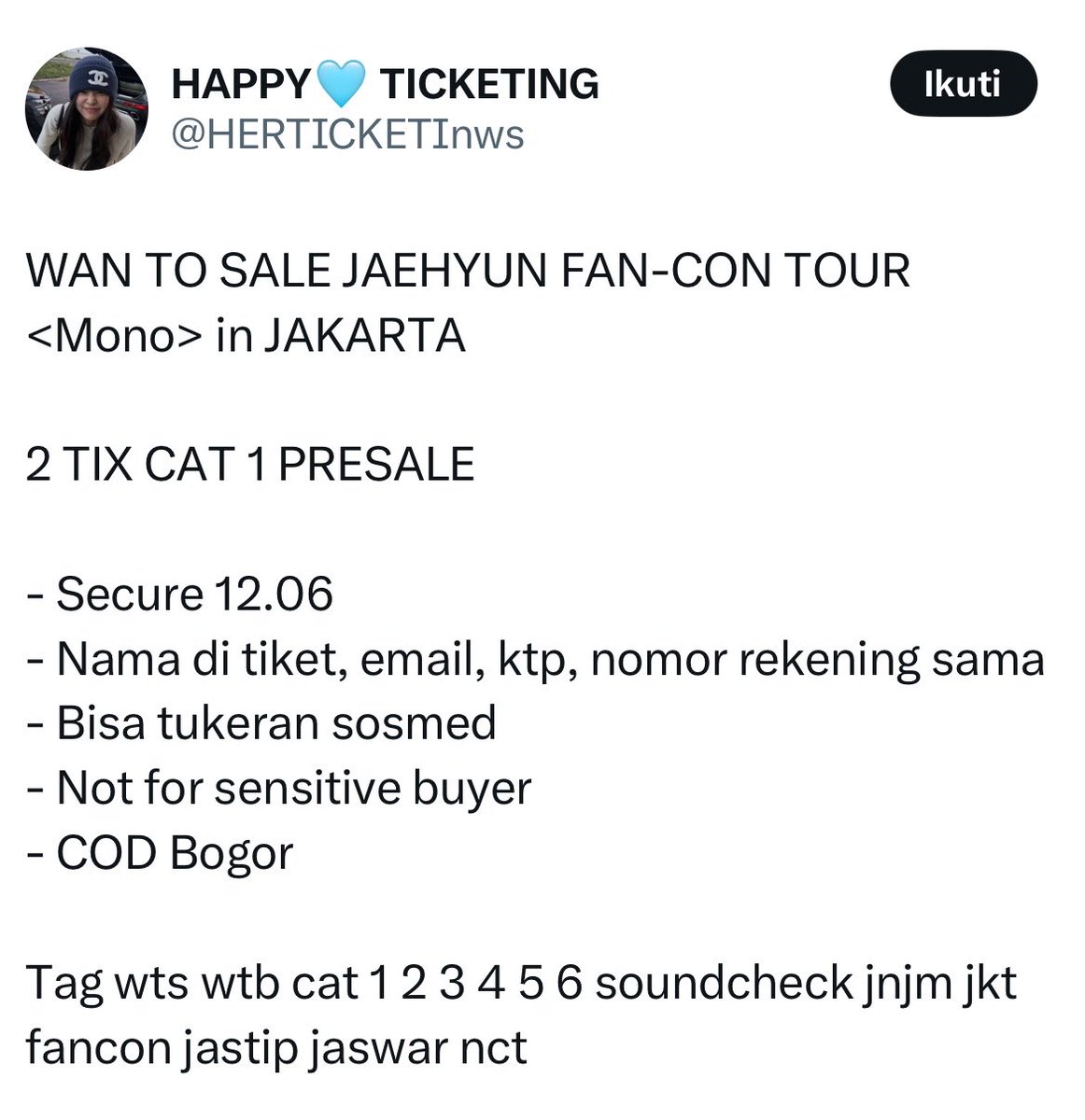 d | OPEN JASA WAR THE WEEKND tweet media