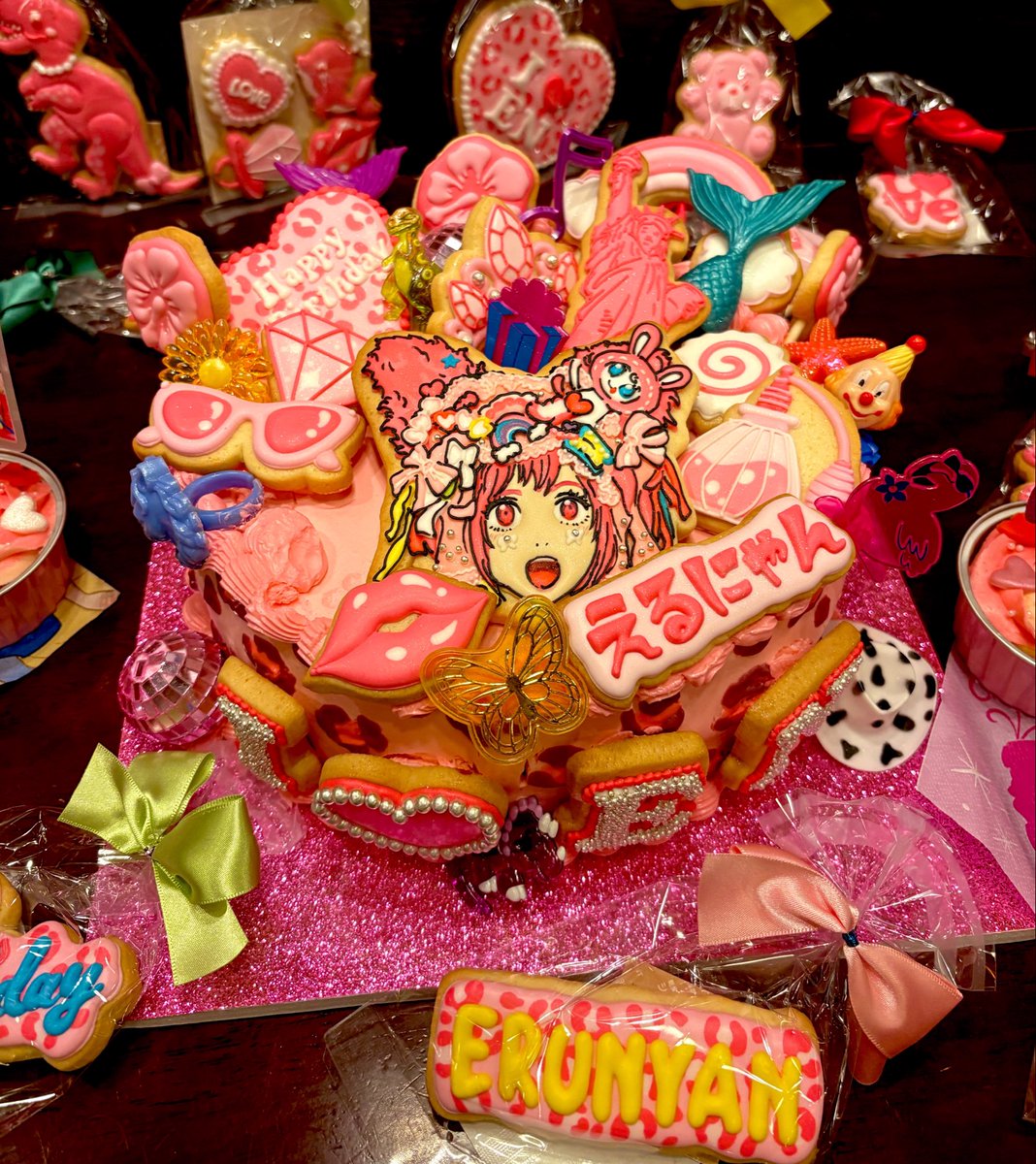 erumania's tweet photo. えるバ2026本祭ケーキ🎂 https://t.co/9kkC3GJ0pE