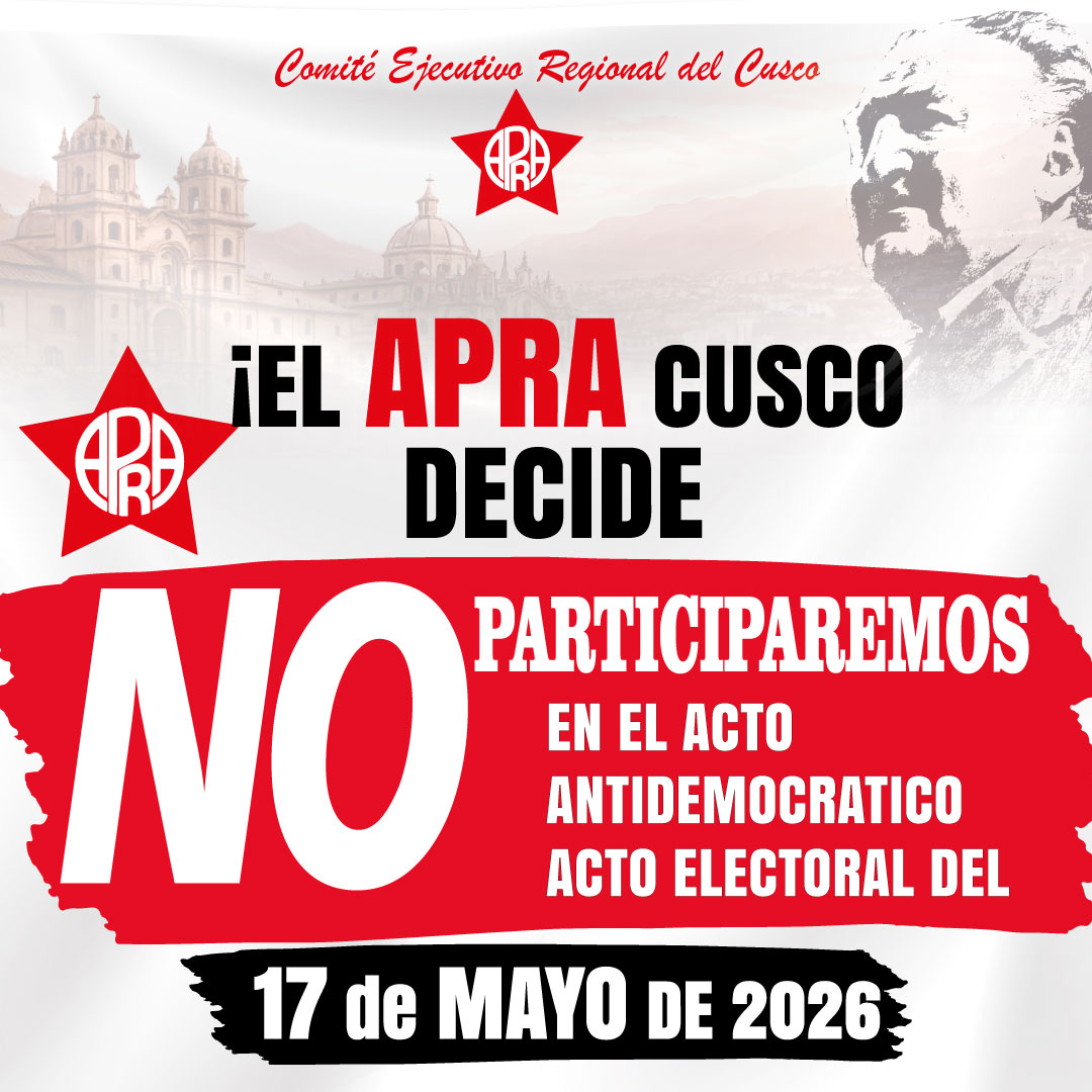 APRA Cusco tweet media