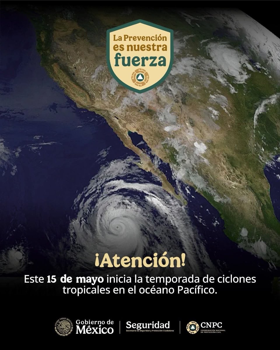 BrunoJHL's tweet photo. ⚠️ #EsOficial ‼️

Inicia temporada de huracanes 2026, bajo la amenaza de un Niño poderoso. https://t.co/WQzru595WX