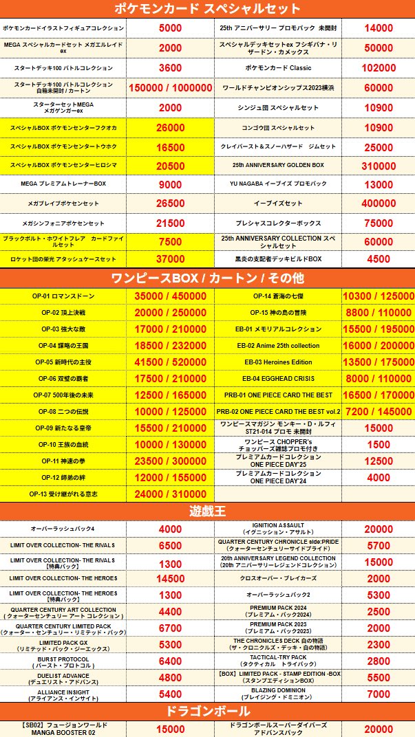 🔥ポケモンカード・ワンピースカード・遊戯王・ドラゴンボール🔥】