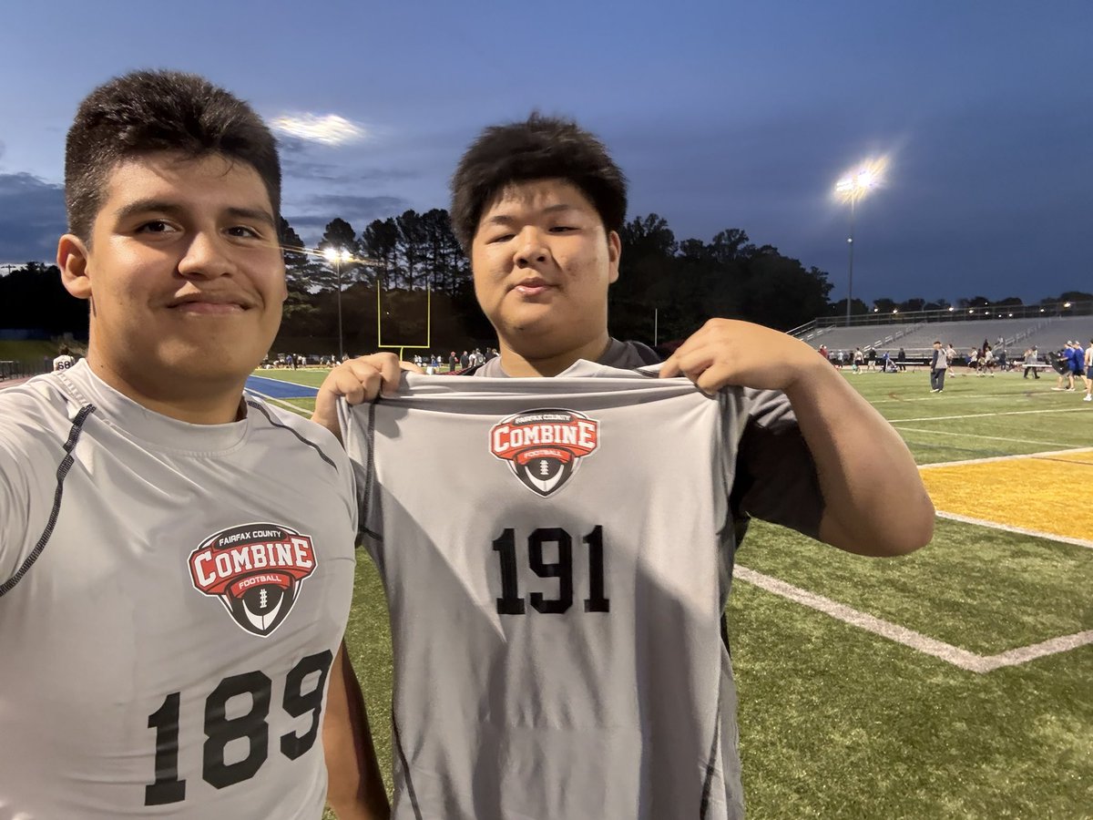 williamkaipat's tweet photo. Had a great time at the FCPS football combine, especially with Rodrigo https://t.co/01gXs7EAPf