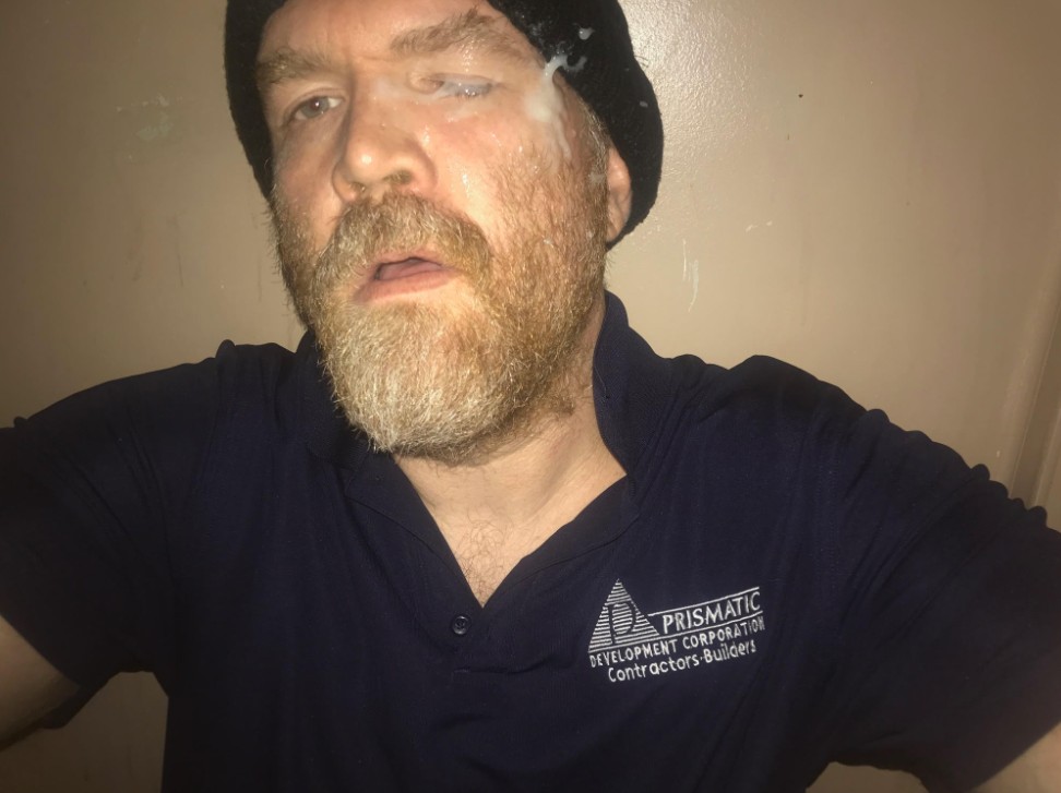 ExposedByLucy's tweet photo. Michael Joseph Vetri in his work shirt with cum in his eye. Retweet so it gets as many views as possible!!! WHAT A SLUT https://t.co/zFPZbK85eR