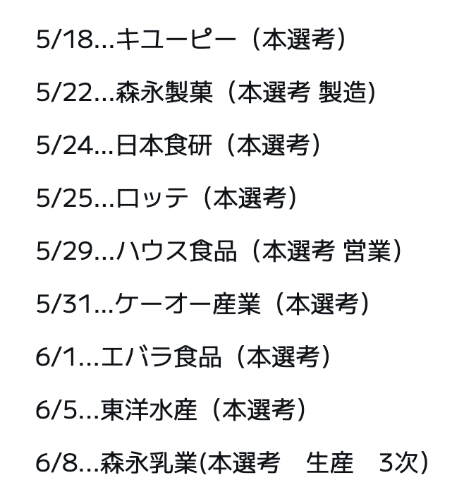 就活リス@27卒応援 tweet media